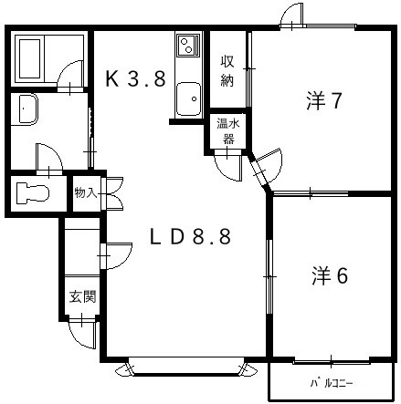 サンセミヨンＡ 間取り