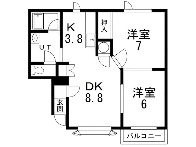 サンセミヨンＢ 間取り