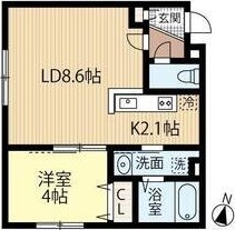 FUTABA SQUARE　N21 間取り