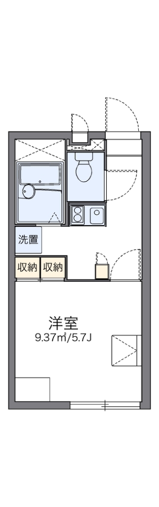 レオパレスビジョンノバニー 間取り