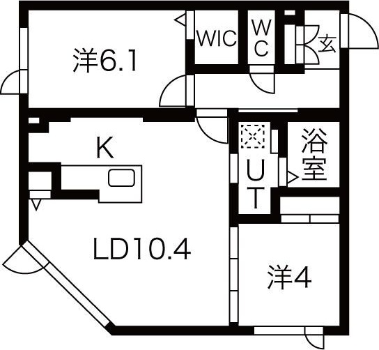 アルファスクエアドミニオン北18条 間取り