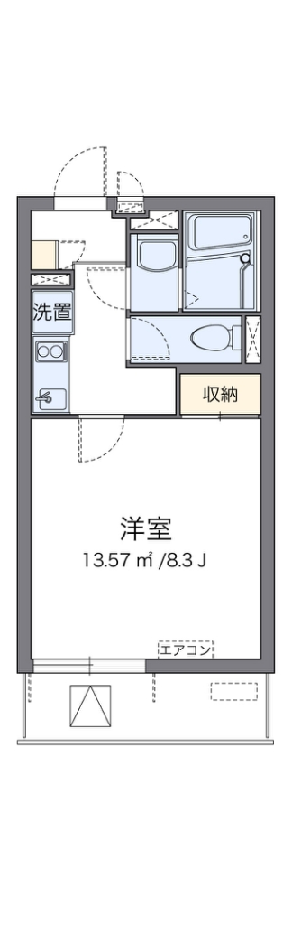 クレイノワコウサンハイツ蕨 間取り