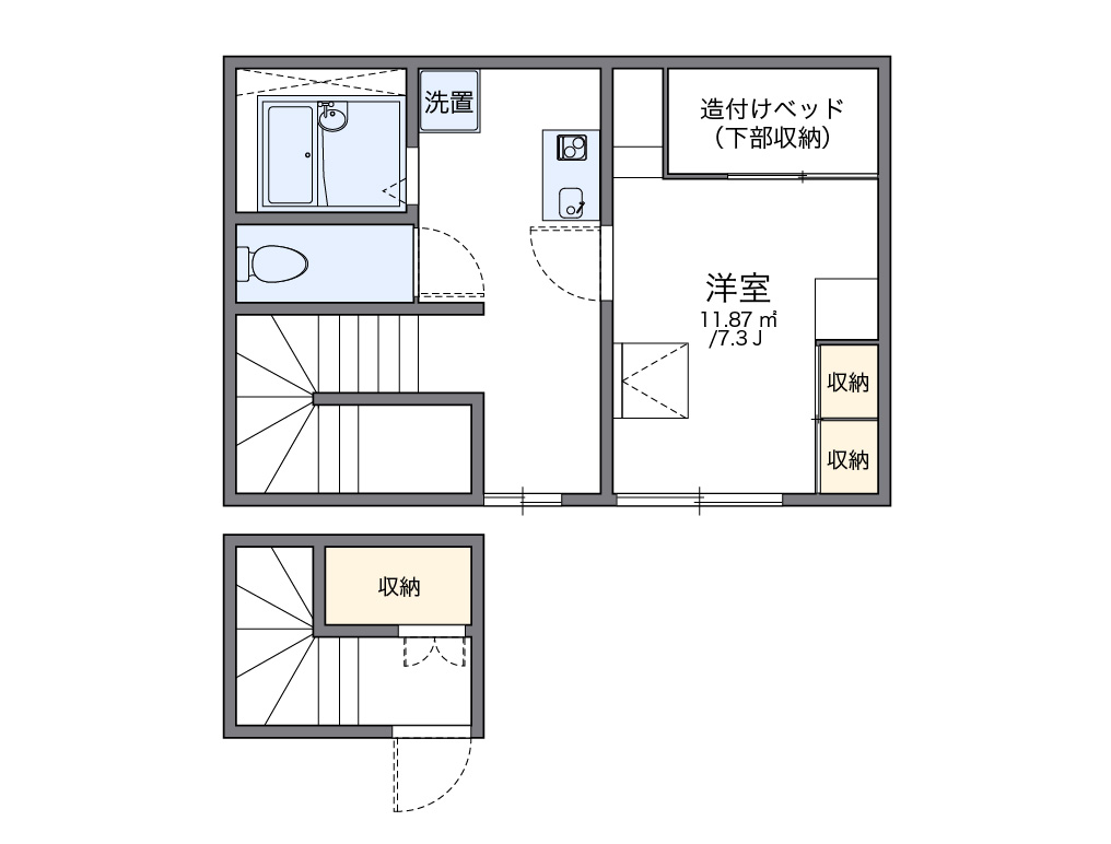 レオパレス谷原 間取り