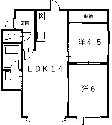 グリーンハイツ11 間取り