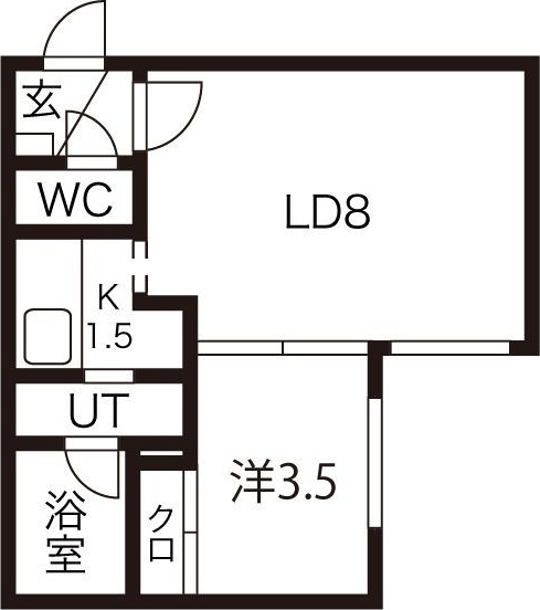 アーバンクラスタ元町Ⅱ 間取り