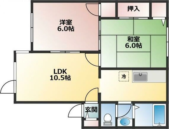 グレースハイツ新道東 間取り
