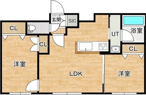 デイズ発寒南 間取り