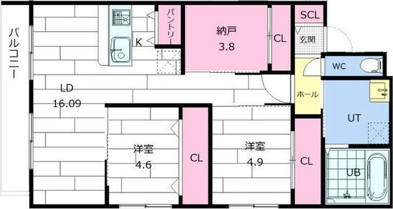 フォレスタ円山 間取り