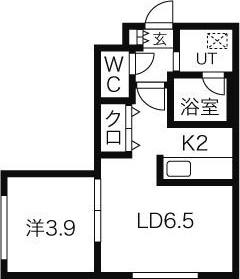 ブランノワール麻生エクサゴーヌ 間取り