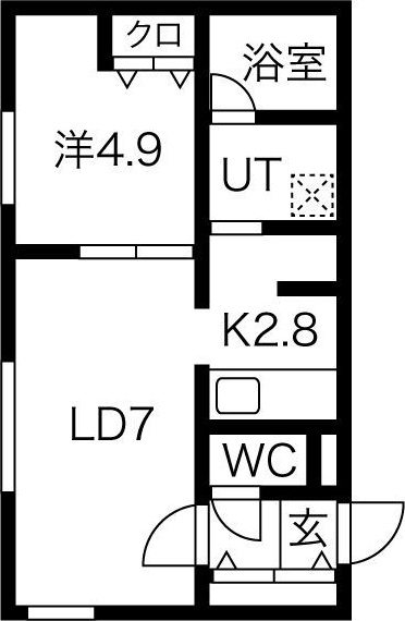 Chambre宮の沢(シャンブル) 間取り