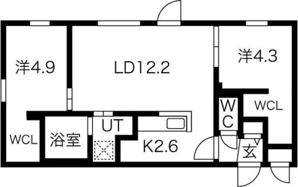 NOVA山鼻 間取り
