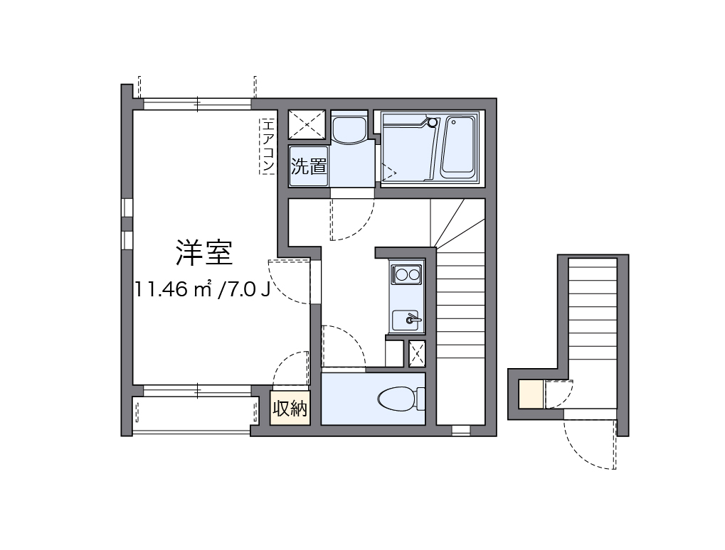 クレイノオリーブハウスⅧ 間取り