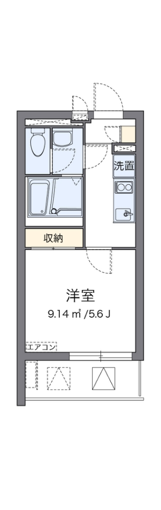 クレイノ錦 間取り