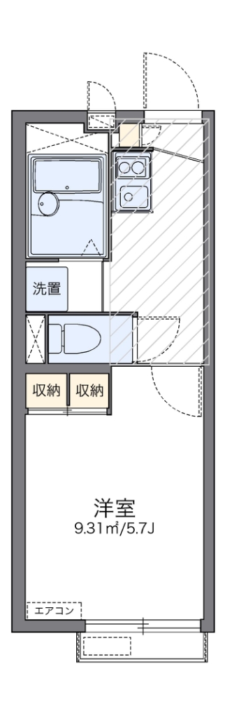 レオパレスサンブリッジ 間取り