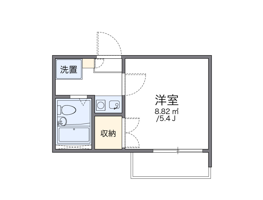 レオパレスＨＩＲＯ　 間取り