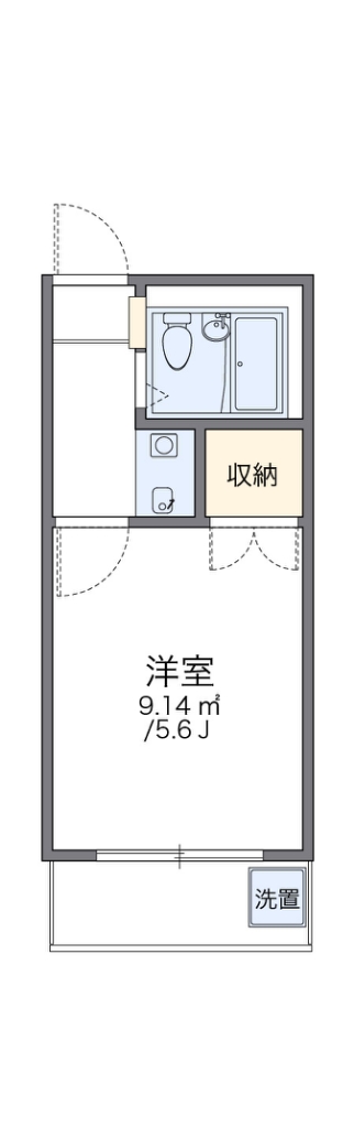 レオパレスブルーリバー 間取り