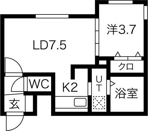F-HOUSE発寒 間取り