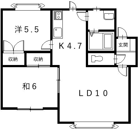 新田ハイツ 間取り