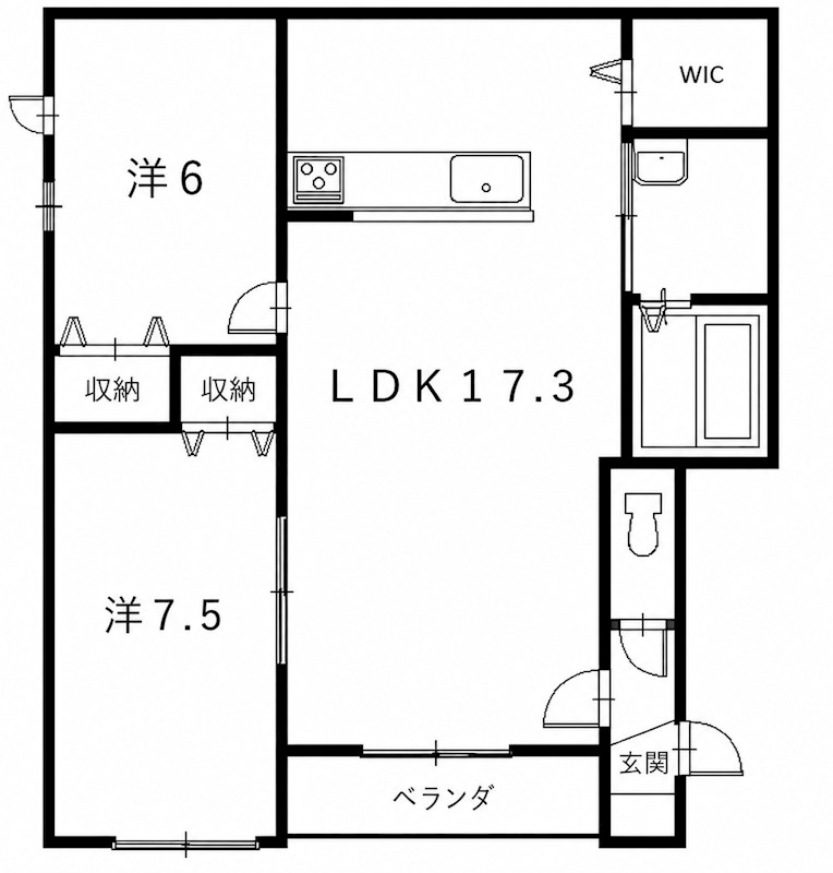 Berg・イースト 間取り