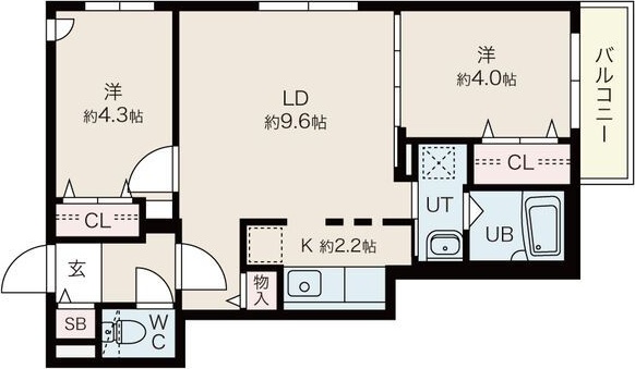 ラヴィータ美園 間取り