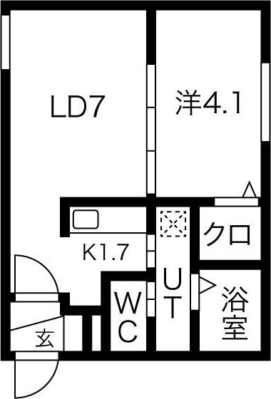 エヴァンスコート南3条 間取り