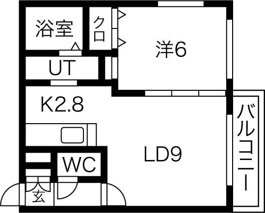 シュア・コート北13 間取り