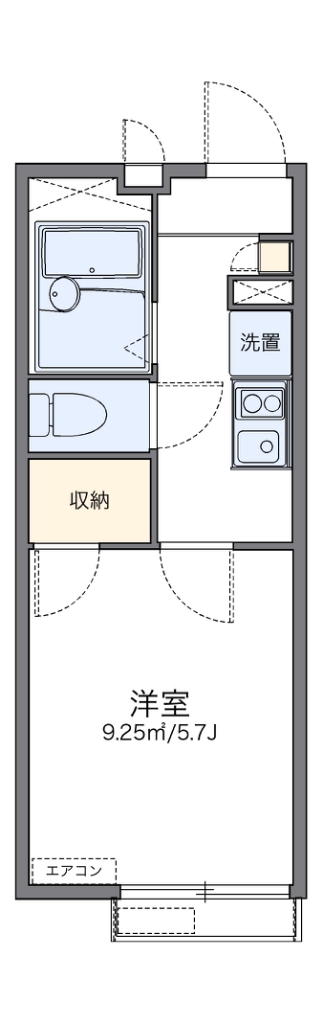 レオパレスメゾン　ド　ソレイユ 間取り