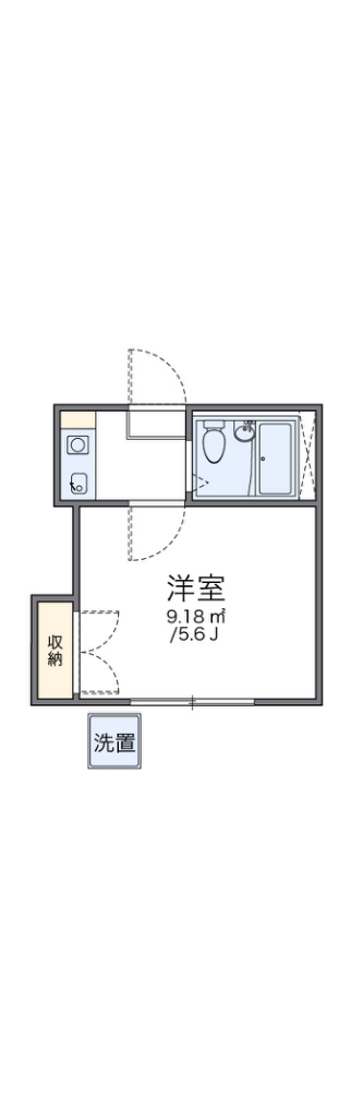 レオパレス上溝第２ 間取り