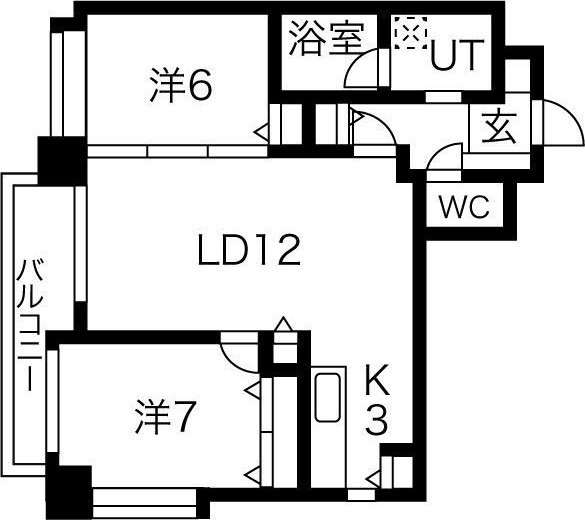 ノヴァ知事公館前 間取り