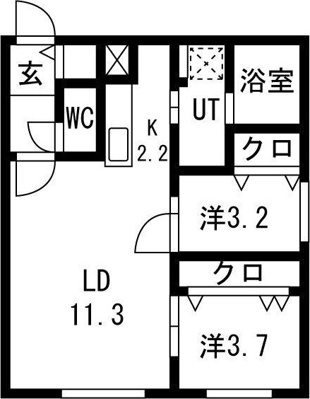 Ciel Serein円山 (シエルスラン円山) 間取り