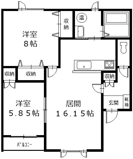 GeoⅡ 間取り