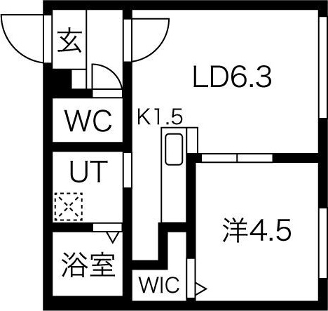 フォルテ新道東 間取り