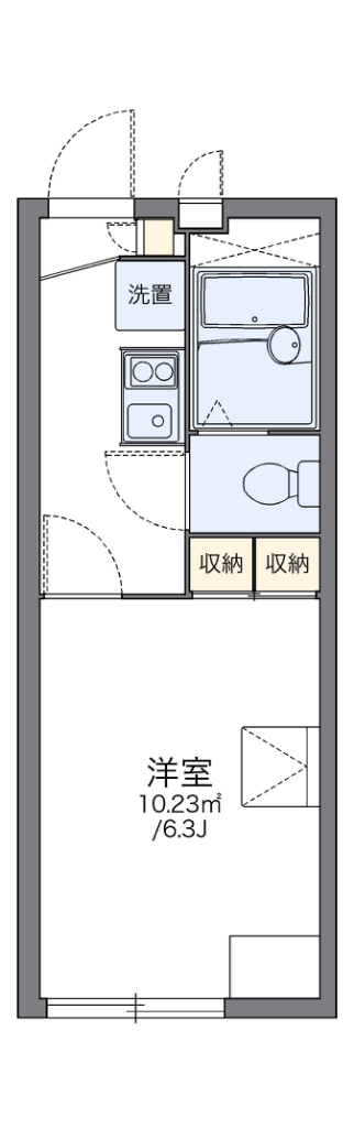レオパレスシティーハイム 間取り