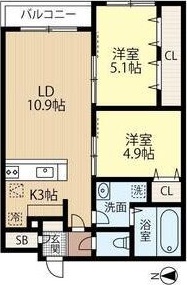 Atlantis　Hassamu 間取り