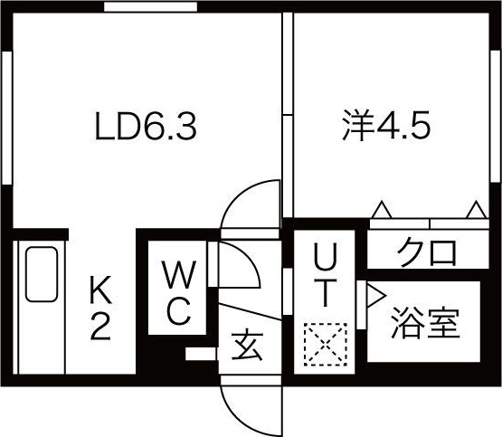 ブランノワールNord 間取り