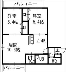 そふぃおーね円山北二条 間取り