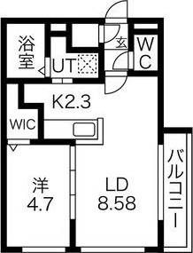 コンフォルト水車町 間取り
