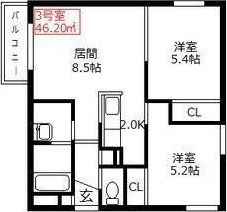 Classic Hong (クラシックホン) 間取り