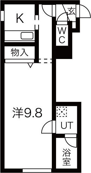 LEE SPACE新道東III 間取り