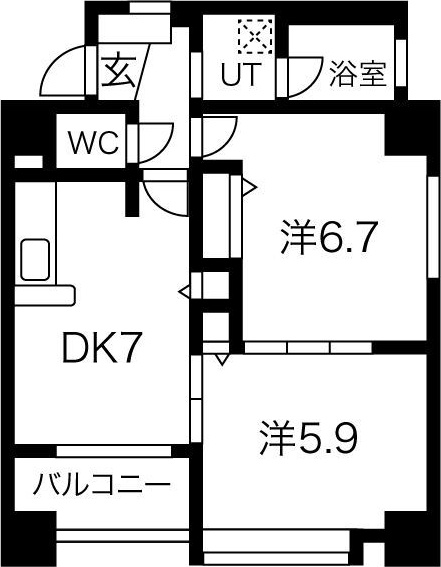 クラッセ北大通り 間取り