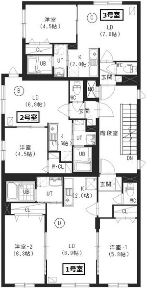 ワイズ白石 間取り