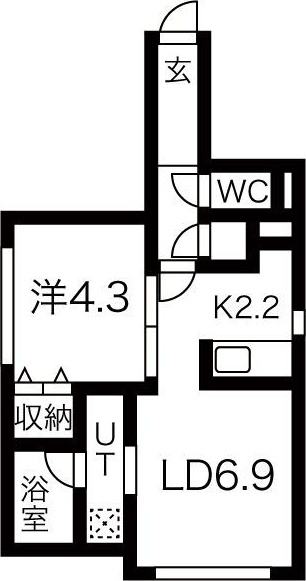 La Mer(ラ メール) 間取り