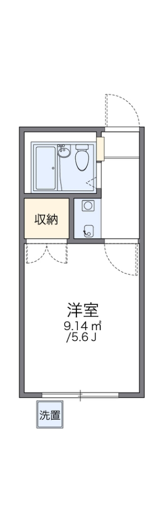 レオパレスブルーリバー 間取り