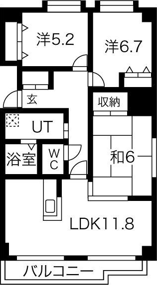エクシード33 間取り