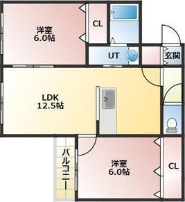 Land　schaft(ランドシャフト)33 間取り