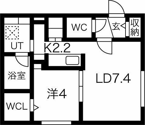 FIORITURA NISHIMACHI(フィオリトゥラニシマチ) 間取り