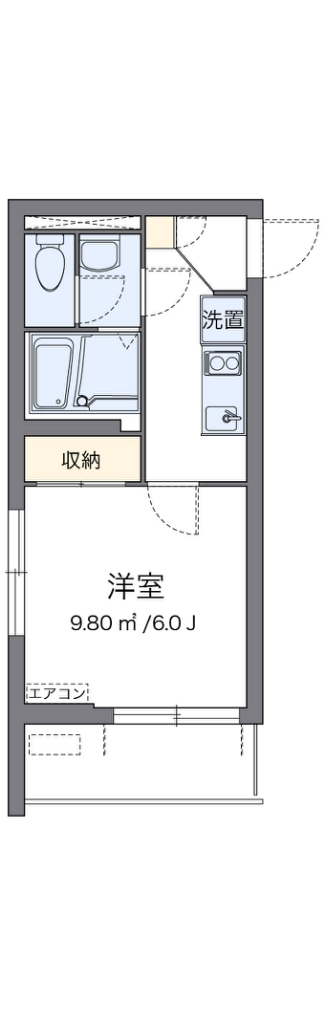 クレイノ錦 間取り