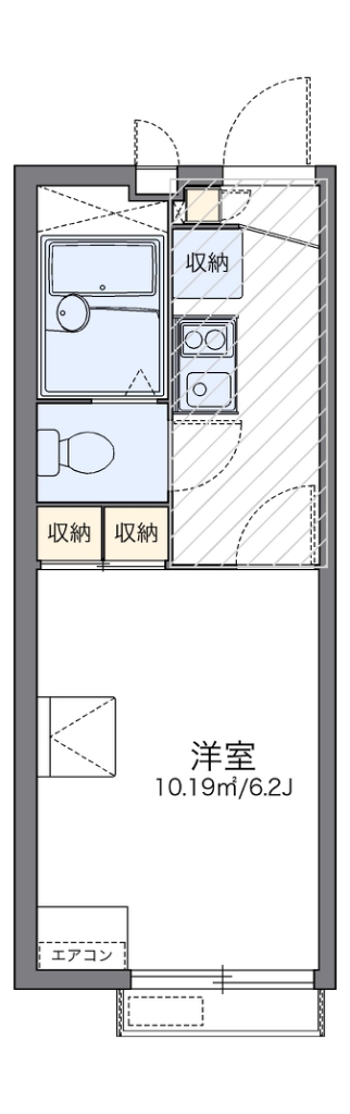 レオパレスビューテラス 間取り
