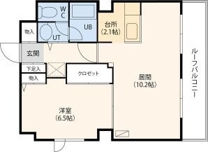 藤井ビル北23条 間取り