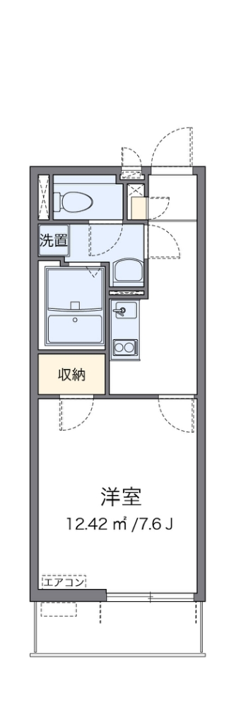 クレイノ氷川の杜 間取り